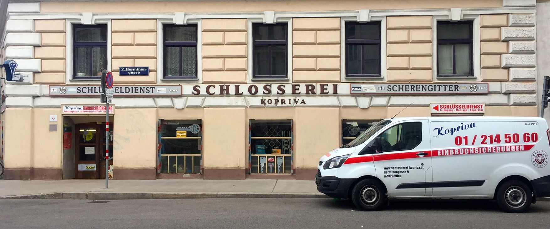 Außenansicht Kopriva - Einbruchsicherung